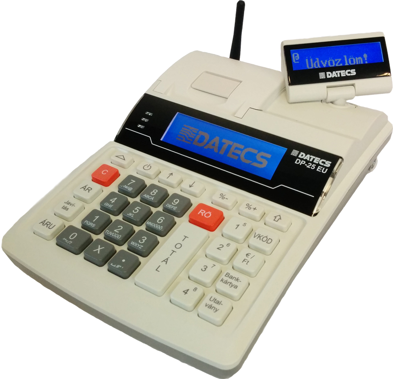 Datecs DP-25EU C10 online pénztárgép